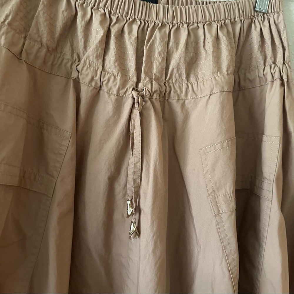 Donna Karan Tan Elastic Waist Skirt size medium - Picture 5 of 6